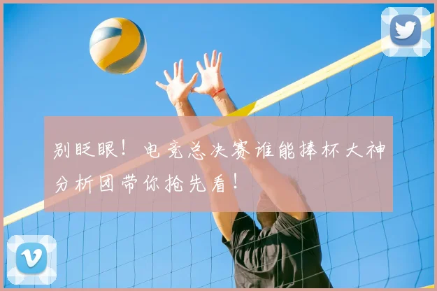 别眨眼!电竞总决赛谁能捧杯大神分析团带你抢先看!